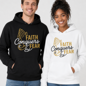 Faith Conquers Fear Logo Hoodie