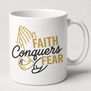 Faith Conquers Fear Coffee Mugs